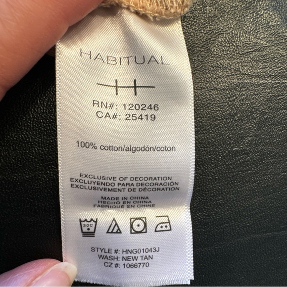 Large Habitual New Tan Kassidy Cavalry Utility Jacket - Picture 13 of 14